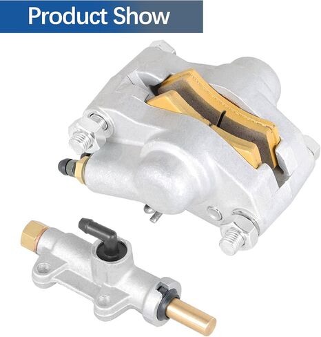 WFLNHB Rear Brake Caliper + Master Cylinder Replacement for Polaris Sportsman 500 4x4 1998 1999 2000 2001 2002 in Saudi Arabia