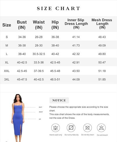 Popilush Shapewear Dress Two Piece Sheer Mesh Dress Midi Dress for Spring Slit Dress Worn Separately Or Together in Saudi Arabia