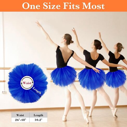 Tutu for Women Adults - 5 Layer Tutu Skirts, Tutus for Women Girls, Halloween Tutu Adult, 80s Tulle Skirt Costume in Saudi Arabia