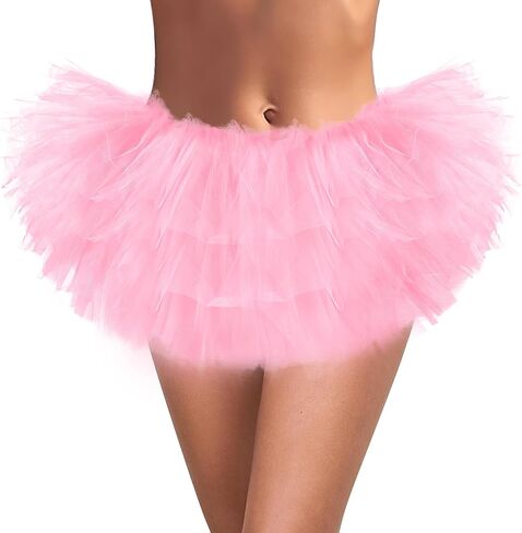 Tutu for Women Adults - 5 Layer Tutu Skirts, Tutus for Women Girls, Halloween Tutu Adult, 80s Tulle Skirt Costume in Saudi Arabia