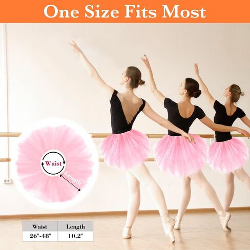 Tutu for Women Adults - 5 Layer Tutu Skirts, Tutus for Women Girls, Halloween Tutu Adult, 80s Tulle Skirt Costume in Saudi Arabia