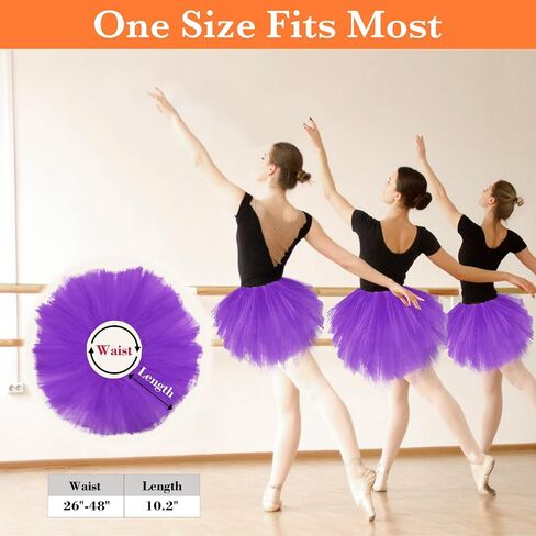 Tutu for Women Adults - 5 Layer Tutu Skirts, Tutus for Women Girls, Halloween Tutu Adult, 80s Tulle Skirt Costume in Saudi Arabia