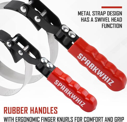 مجموعة مفاتيح فلتر الزيت، أداة إزالة فلتر الزيت 2-3/4 بوصة - 5-1/4 بوصة، كماشة فلتر زيت قابلة للتعديل 12 بوصة in Kuwait