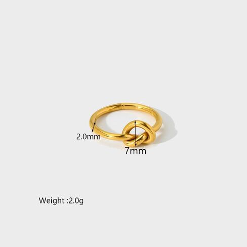 14K Gold Stainless Steel Twist Rope Band Rings for Women Teen Girls,Trendy Knuckle Statement Earrings Jewelry for Gifts Party Prom,Small Beaded Rings in Saudi Arabia