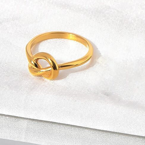 14K Gold Stainless Steel Twist Rope Band Rings for Women Teen Girls,Trendy Knuckle Statement Earrings Jewelry for Gifts Party Prom,Small Beaded Rings in Saudi Arabia