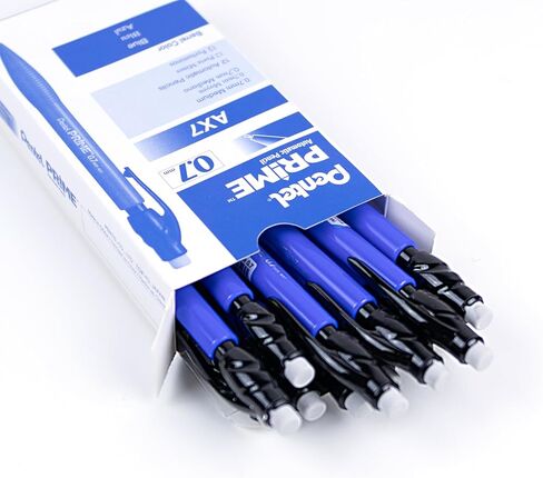 قلم رصاص ميكانيكي من Pentel Prime 0.7 مم، أسطوانة حمراء، صندوق من 12 (AX7B) in Kuwait