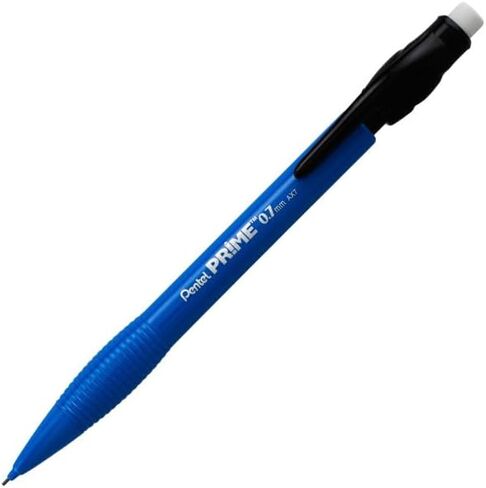 قلم رصاص ميكانيكي من Pentel Prime 0.7 مم، أسطوانة حمراء، صندوق من 12 (AX7B) in Kuwait