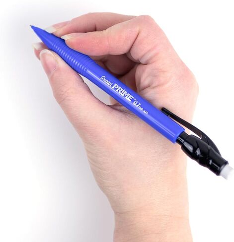 قلم رصاص ميكانيكي من Pentel Prime 0.7 مم، أسطوانة حمراء، صندوق من 12 (AX7B) in Kuwait
