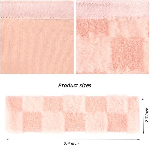 قطعتان من وسادات غطاء حزام الأمان ذات المربعات، غطاء حزام الأمان التلقائي الناعم الغامض، وسادات كتف السيارة للأطفال والنساء، مناسبة لجميع المركبات (أسود) in Kuwait