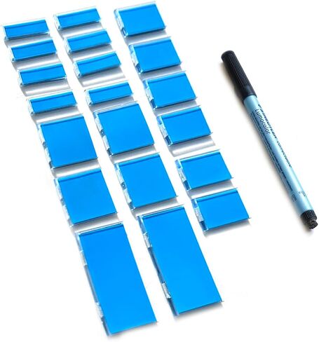 Mover Erase Combo, Magnetic Dry Erase Memo Brick for Idea Visualization & Learning, School, Parenting, Office Projects and Presentations (Blue) in Kuwait