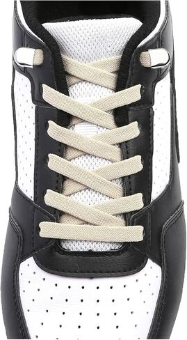 ZHENTOR Elastic No Tie Shoe Laces for Adults & Kids, Flat Elastic Tieless Shoelaces for Sneakers in Kuwait