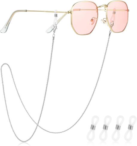 Eyeglass Chains for Women, Sunglasses Eyeglass Chain Metal Eyeglasses Chain Hanger Necklace Eyewear Retainer in Saudi Arabia