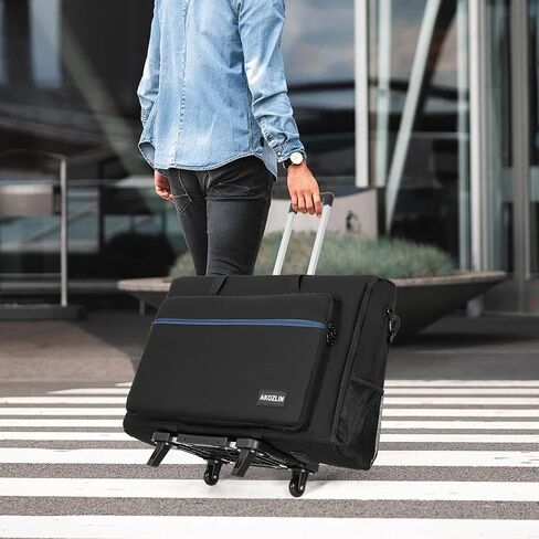 شاشات LCD / أجهزة تلفزيون دوارة (حتى 2) حقيبة حمل للنقل بعجلات لشاشة عرض مبطنة مقاس 27 بوصة - 32 بوصة حقيبة سفر in Kuwait