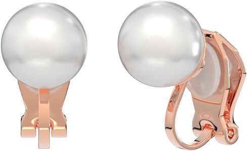 Aloha Earrings Simulated Freshwater Pearl Clip On Stud Earrings in Kuwait