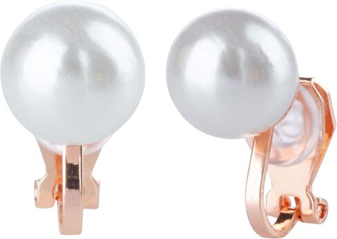 Aloha Earrings Simulated Freshwater Pearl Clip On Stud Earrings in Kuwait