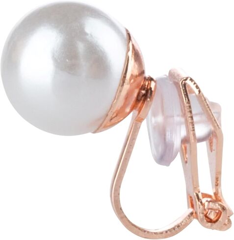 Aloha Earrings Simulated Freshwater Pearl Clip On Stud Earrings in Kuwait