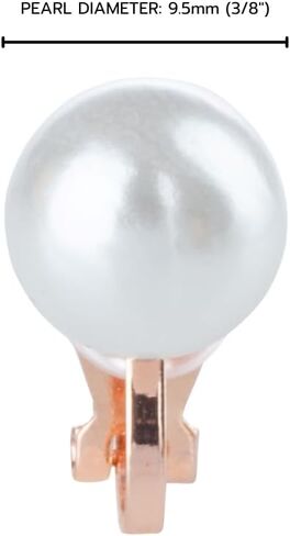 Aloha Earrings Simulated Freshwater Pearl Clip On Stud Earrings in Kuwait