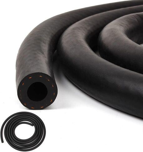 MUGE RACING NBR Fuel Line Hose Black Nylon Steel Oil Gas Fuel Line Hose 1/4 Inch Inside Diameter Suitable for Fuel Systems Engines Tube Hose 10 Feet in Saudi Arabia