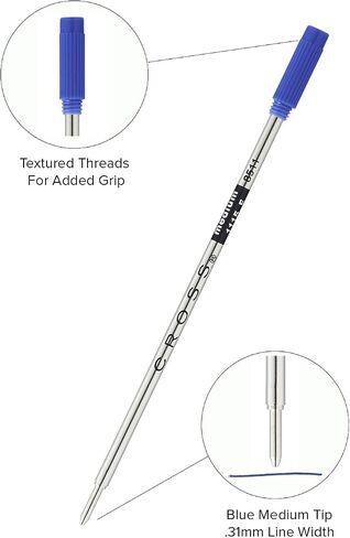 Cross Ballpoint Pen Refill - Black - Fine - Dual Pack in Saudi Arabia