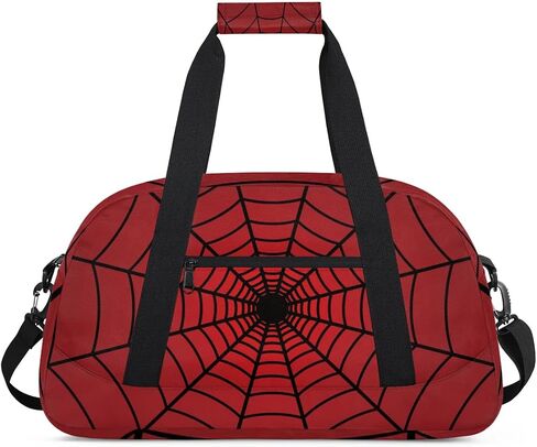 Spiders Web Kids Overnight Duffel Bags Travel Sports Gym Bags for Boy Gothic Waterproof Weekender Sleepover Bags Portable Carry on Tote Bag Work Out Bags in Saudi Arabia