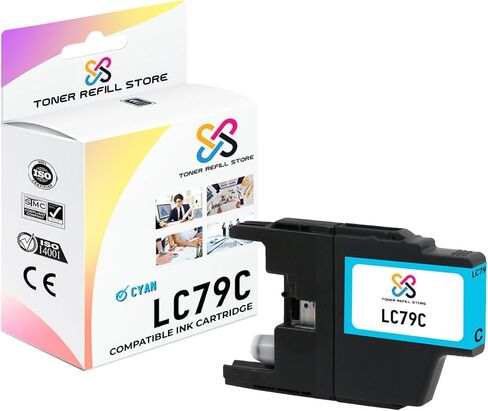 Compatible Ink Cartridge Replacement for Brother LC79 LC79BK High Yield Works with Brother MFC5910DW MFCJ6510DW MFCJ6710DW MFCJ6910DW Printers (Black, 1 Pack) - 2,400 Pages in Saudi Arabia