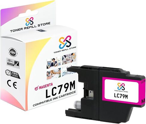 Compatible Ink Cartridge Replacement for Brother LC79 LC79BK High Yield Works with Brother MFC5910DW MFCJ6510DW MFCJ6710DW MFCJ6910DW Printers (Black, 1 Pack) - 2,400 Pages in Saudi Arabia