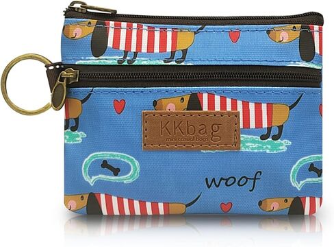 Coin Bag, Waterproof Coin Wallet Small Coin Purse with Zipper and Keyring, Cute Coin Pouch for Women and Girls, Change Purse Mini Storage Bag for Coin, Cards, Keys, Lipsticks (sky blue) in Kuwait