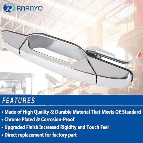 Exterior Door Handle | Replacement for 2007-2013 Chevy Silverado Suburban Tahoe Avalanche GMC Sierra Yukon Cadillac Escalade | Front Left Driver Side in Saudi Arabia