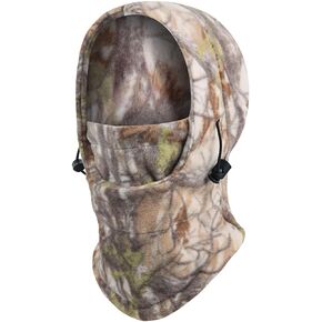 Camo Protective Balaclava Fleece Hunting Face Mask Winter Warm Balaclava Hat Cold Weather Hood Cap