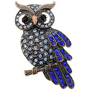 Hoaire Brooch Pin Women's Owl Breastpin Crystal Diamond Broochpin Wedding/Banquet/Bouquet in Kuwait