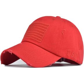 قبعة العلم الأمريكي، قبعة بيسبول قابلة للتعديل، رقعة مطرزة متعثرة للرجال والنساء الوطنيين in Kuwait