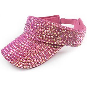 Natalie Mills Bling Victoria Visor with Rhinestone! Sun Hats! Women's Visor! Beach Visor!