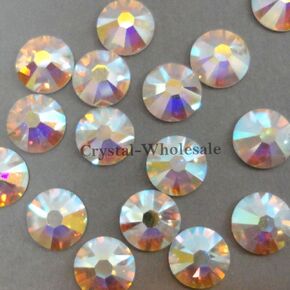 1440 Swarovski 2058 10ss 2.9mm flatback rhinestones ss10 CRYSTAL AB F