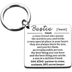 Best Friend Gifts for Women Gifts for Best Friend Valentines Day Gift Galentines Day Gifts for Friends Birthday Gift Friendship Gifts for Women Bestie Gifts for Women Bff Keychain Graduation Christmas