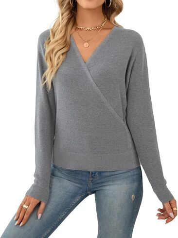 سترات نسائية من QUALFORT برقبة على شكل حرف V وأكمام طويلة in Kuwait