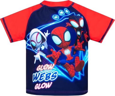 Marvel Spiderman Swim Set | Spidey and His Amazing Friends Swimming Set | Boys Swimsuit | Ages 18 Months to 8 Years in Saudi Arabia