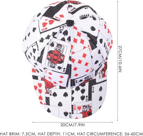 Unomor Baseball Cap Poker Hat Sun Protection Hat Outdoor Sports Cap Fashionable Poker Cap Golf Tennis Cap for Men Women in Saudi Arabia