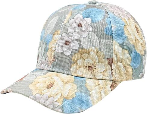 المرأة فتاة زهرة الأزهار زهر قبعة بيسبول سائق شاحنة قبعة حافة قبعة FFH447s01 in Kuwait