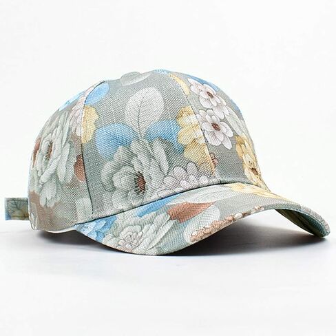 المرأة فتاة زهرة الأزهار زهر قبعة بيسبول سائق شاحنة قبعة حافة قبعة FFH447s01 in Kuwait