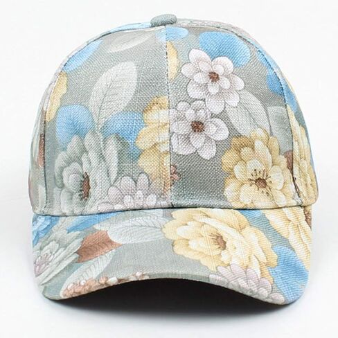 المرأة فتاة زهرة الأزهار زهر قبعة بيسبول سائق شاحنة قبعة حافة قبعة FFH447s01 in Kuwait