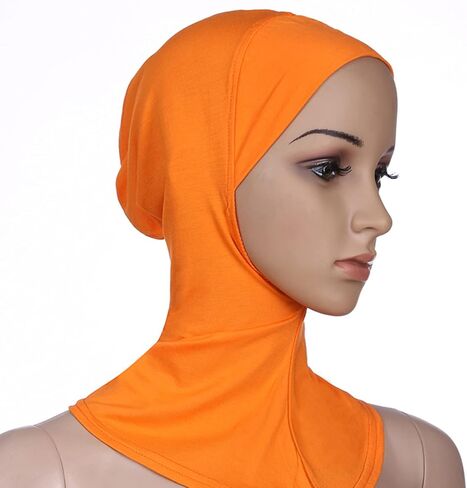 5 قطع من قبعات حجاب صغيرة مسلم بلون سادة غطاء الرقبة الإسلامي تحت وشاح الرأس (5)، متعددة الألوان، مقاس M, متعدد الألوان, Medium in Kuwait