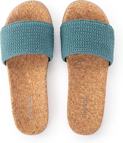 The Sak Mendocino Slide Sandal in Crochet, Slip On Sandals in Saudi Arabia