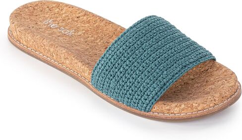 The Sak Mendocino Slide Sandal in Crochet, Slip On Sandals in Saudi Arabia