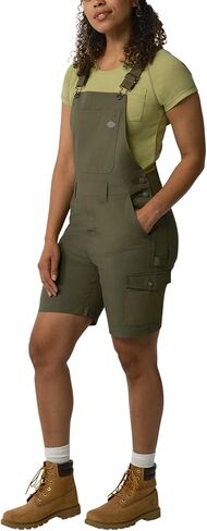 Dickies Womens Women's Cooling Ripstop Bib Shortalls in Saudi Arabia