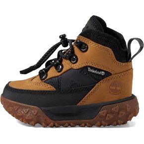 Timberland Boy's GreenStride Motion 6" Mid Fabric/Leather Waterproof (Toddler/Little Kid) Hiking Boot, Wheat Nubuck, 11