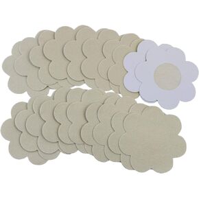Flirtzy Disposable Waterproof Nipple Cover Pasties, Beige, NippleCovers, Breast Pasties Adhesive Bra Nippleless