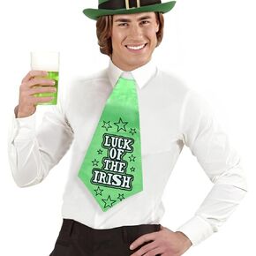 Eyret Men's Necktie St Patricks Day Necktie Green Irish Neckties Festival Fashion Novelty Neck Tie Party Costume Accessories