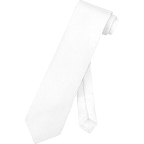 Vesuvio Napoli Men's NeckTie Solid Metallic Color Design Men's Neck Tie