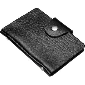 PATIKIL Credit Card Holder, 1 Pack Slim Wallet PU Leather Purse Business Cards Storage Organizer Protector with 12 Card Slots, Blue in Kuwait