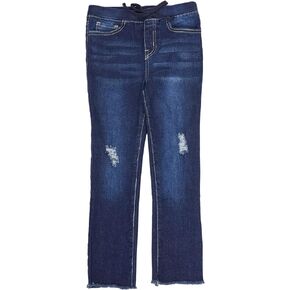 YMI Toddler Girl Pull-on Faux Drawstring Distressed Skinny Jean